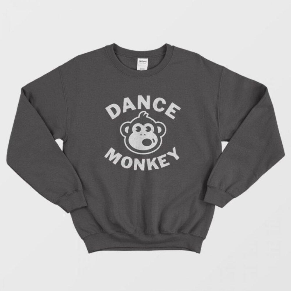 Dance Monkey Retro Graphic Music Trend Aesthetic Streetwear Sweatshirt